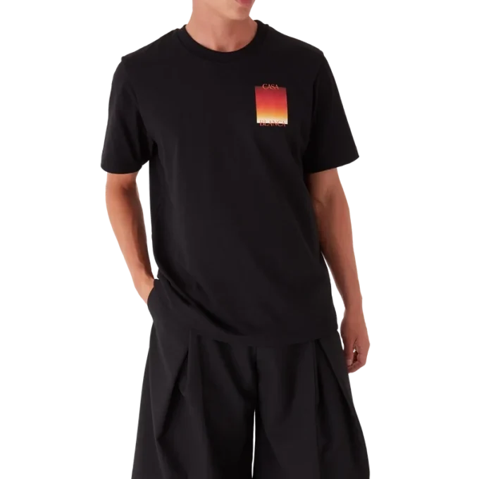 Gradient Square kortärmad T-shirt