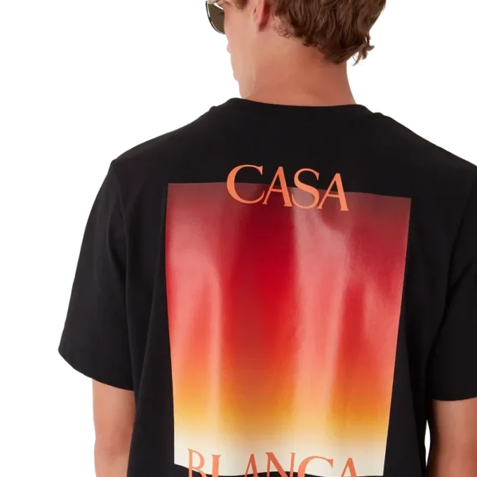 Gradient Square kortärmad T-shirt