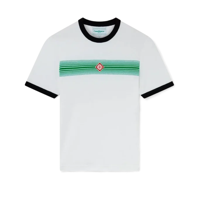 Gradient Stripe Ringer T-shirt