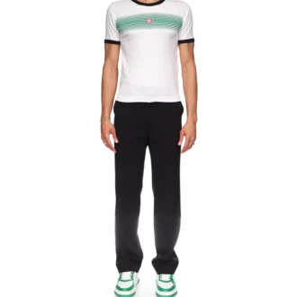 Gradient Stripe Ringer T-shirt