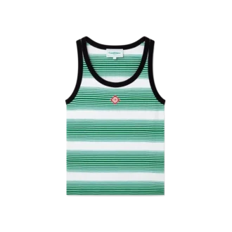 Gradient Stripe Ringer Tank Top