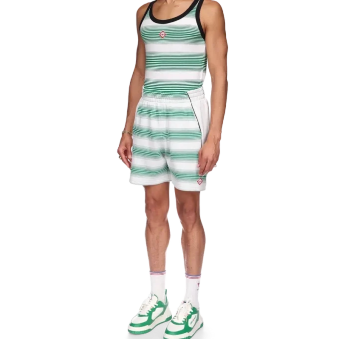 Gradient Stripe Sweatshorts