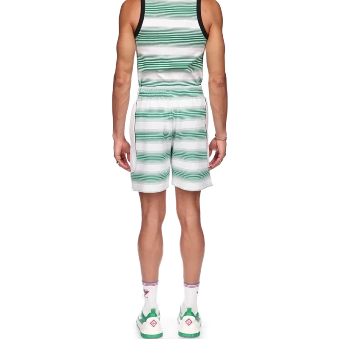 Gradient Stripe Sweatshorts