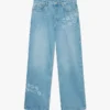 Graffiti-slitna jeans Graffiti-slitna jeans