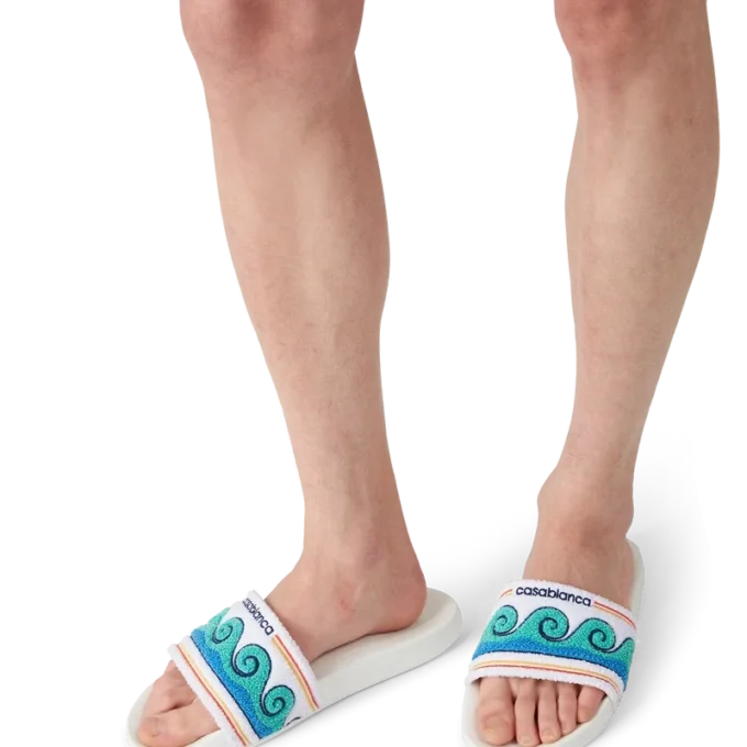 Greco Wave Terry-tofflor för herr