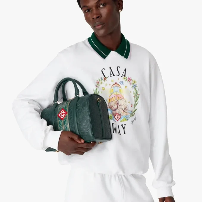 Grön Mini Monogram Weekender-väska Grön Mini Monogram Weekender-väska