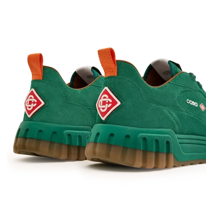 Grön mockaskor för herr Grön mockaskor för herr