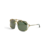 Guld & gröna Pilot-solglasögon