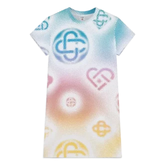 Halftone Logo T-shirtklänning