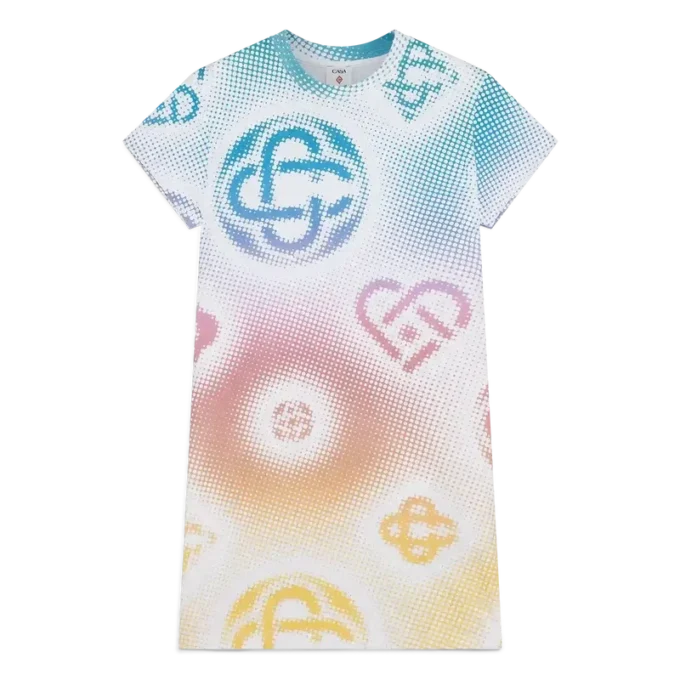 Halftone Logo T-shirtklänning Halftone Logo T-shirtklänning