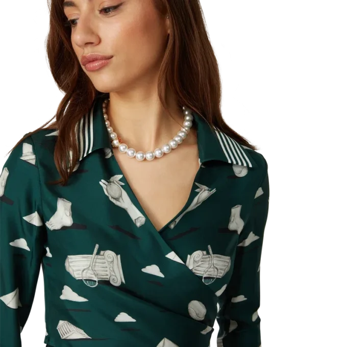 Halsband med burpärlor