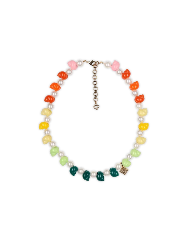 Halsband med snäcka och pärlor Halsband med snäcka och pärlor