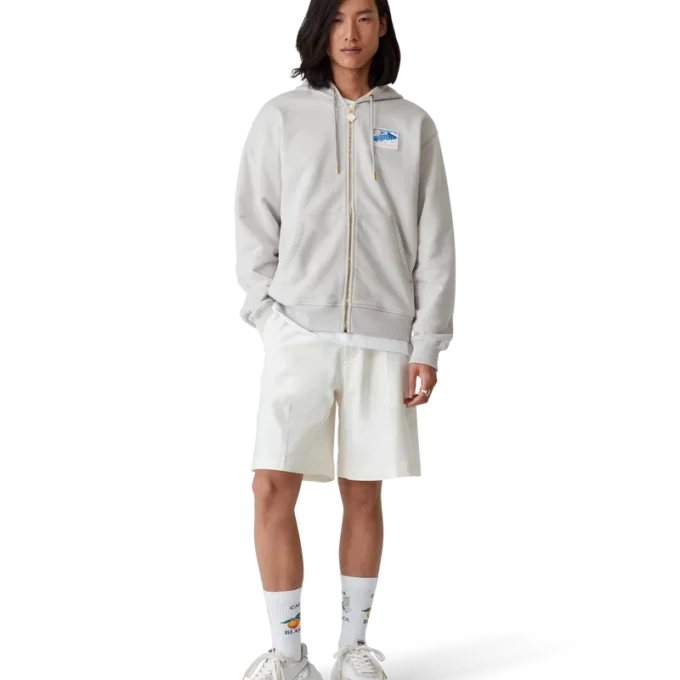 Herr Atlantis vit & krom sneaker