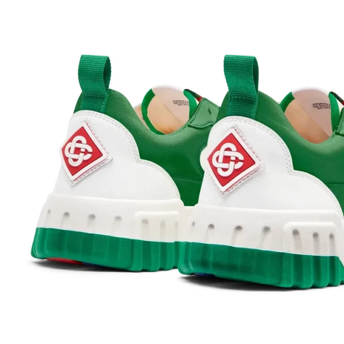 Herr Court grön & vit sneaker