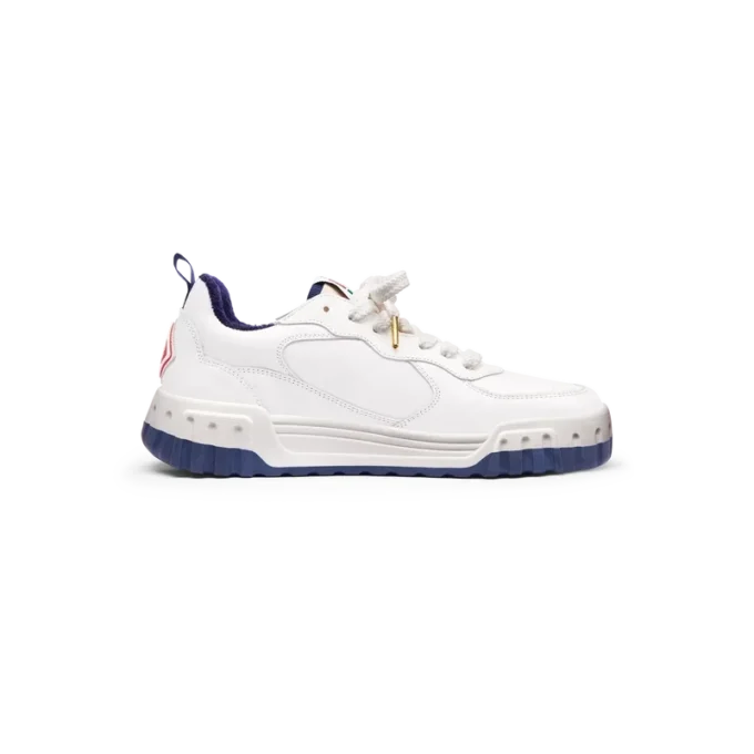 Herr Court White & Navy Sneaker