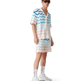 Herrskor Atlantis i vitt och tennissgrönt