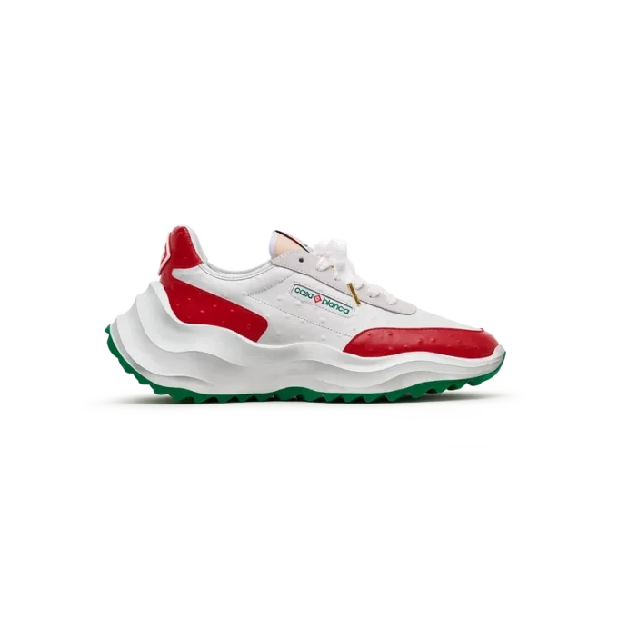 Herrskor Atlantis Red Ostrich