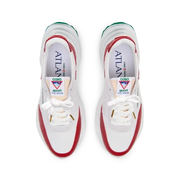 Herrskor Atlantis Red Ostrich