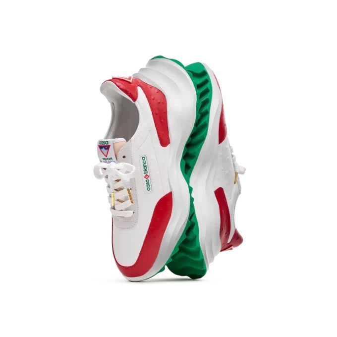 Herrskor Atlantis Red Ostrich