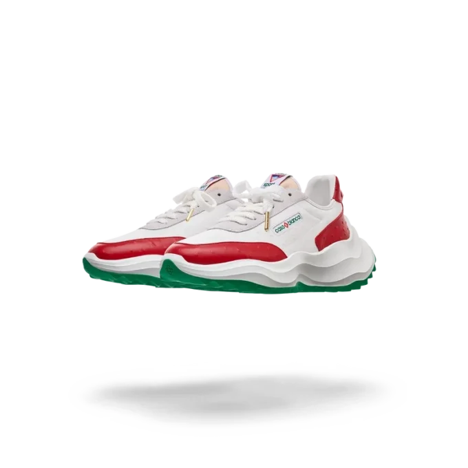 Herrskor Atlantis Red Ostrich