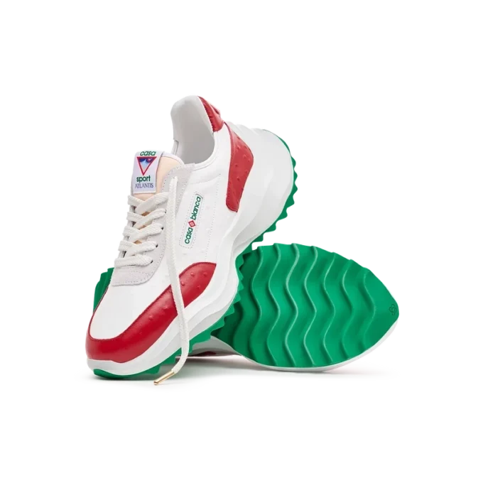 Herrskor Atlantis Red Ostrich