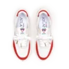 Herrskor Atlantis vita & röda sneakers