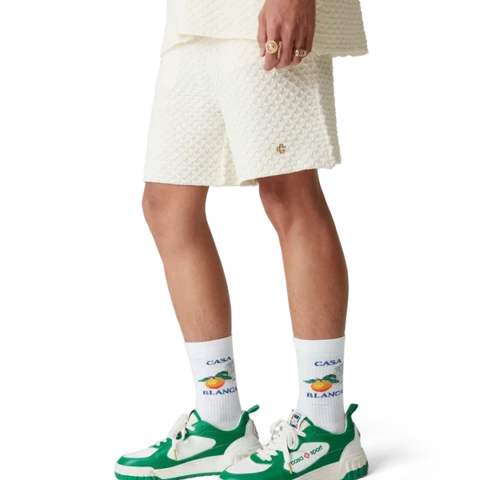 Herrskor i grönt och vitt