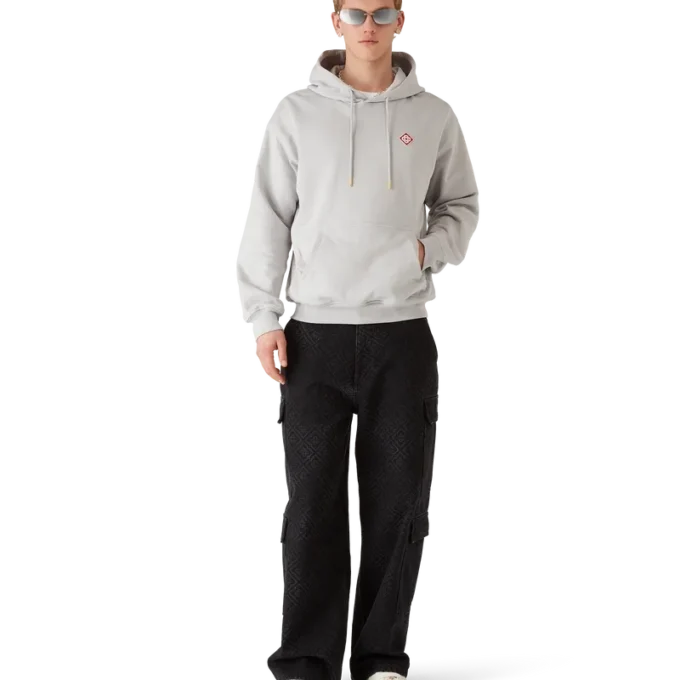 Huvtröja med diamantlogo