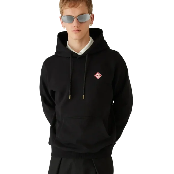 Huvtröja med diamantlogo