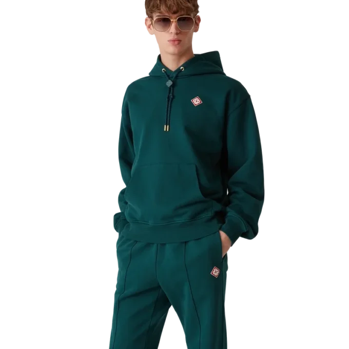 Huvtröja med diamantlogo