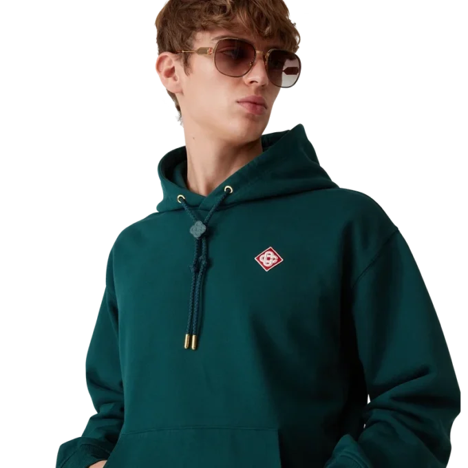 Huvtröja med diamantlogo