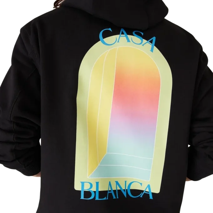 Huvtröja med gradientbåge