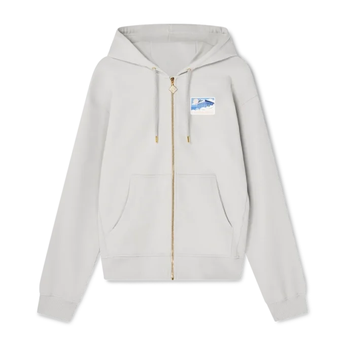 Huvtröja med grekisk tempelmotiv