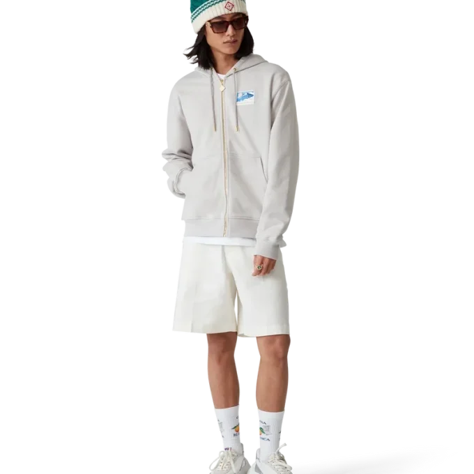 Huvtröja med grekisk tempelmotiv