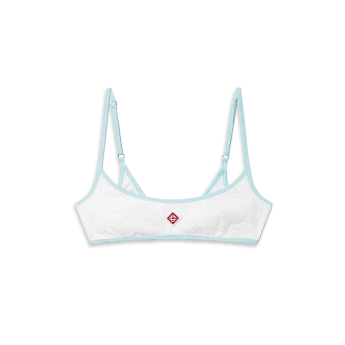 Jacquard-bikiniöverdel med monogram