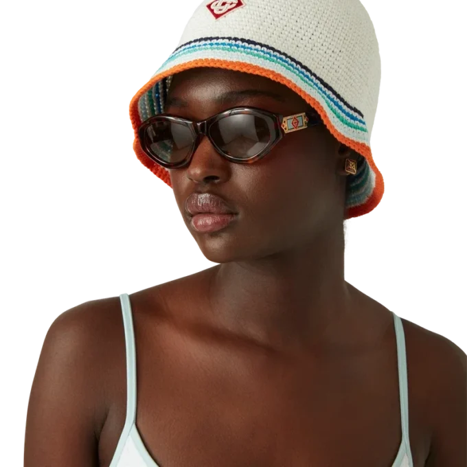 Jacquard-bikiniöverdel med monogram