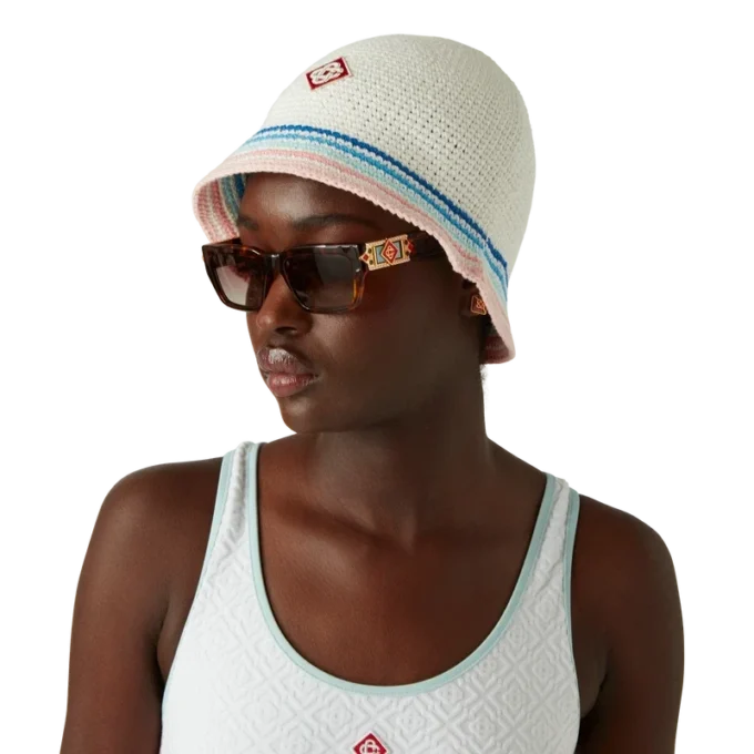 Jacquard-monogram-baddräkt