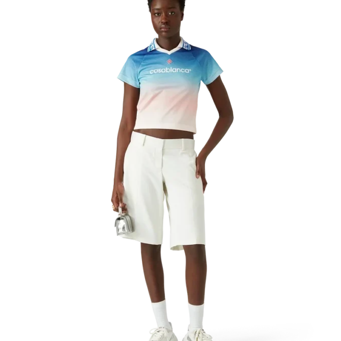 Jacquard Monogram fotbollskjorta