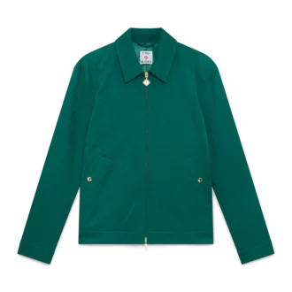 Jacquardjacka i bomull med monogram