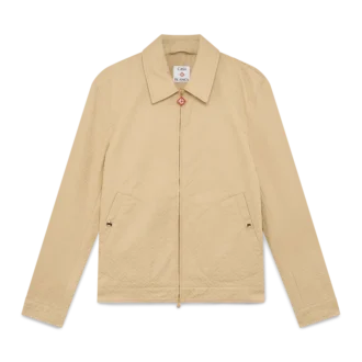 Jacquardjacka i bomull med monogram