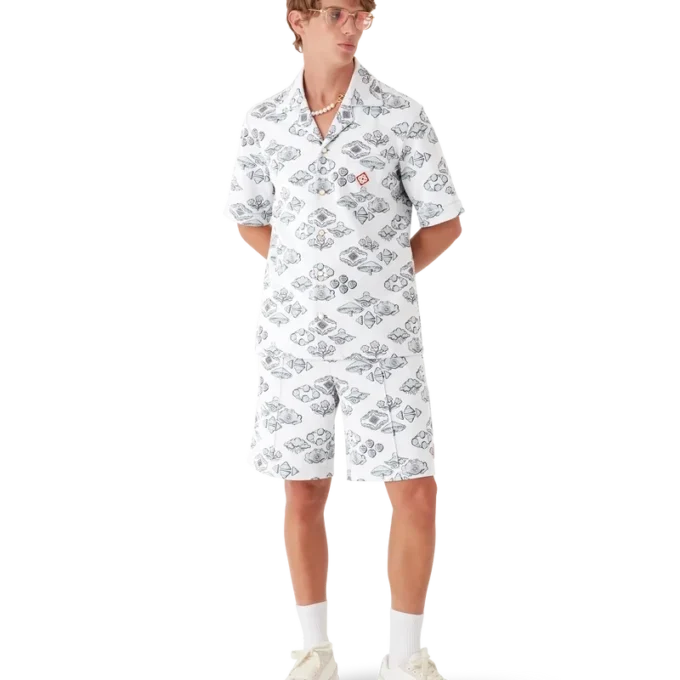 Jacquardmönstrade träningsshorts Jacquardmönstrade träningsshorts