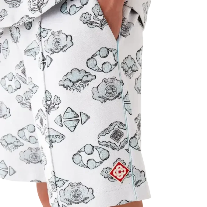 Jacquardmönstrade träningsshorts Jacquardmönstrade träningsshorts