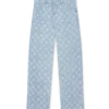 Jeans i denim med Monogram och avslappnad passform
