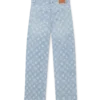 Jeans i denim med Monogram och avslappnad passform