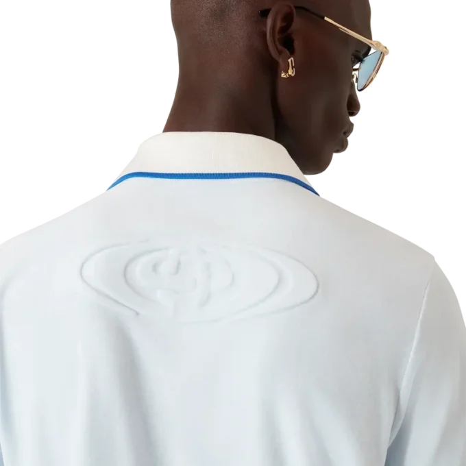 Kortärmad pikétröja i velour