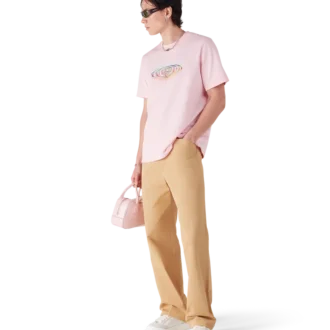 Kortärmad T-shirt med glaslogotyp