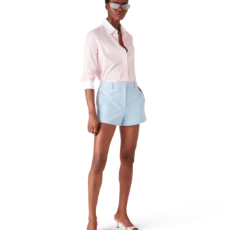 Kristallskjorta med korta ärmar