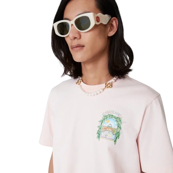 L’arche De Tennis shorts-ärmad T-shirt