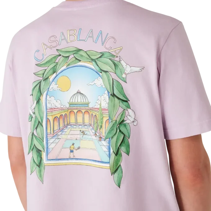 L’arche De Tennis shorts-ärmad T-shirt