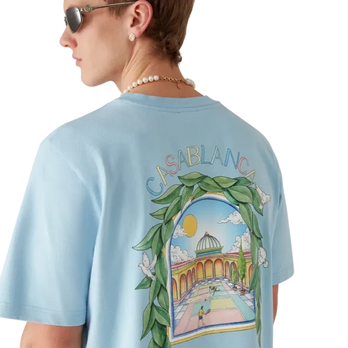 L’arche De Tennis shorts-ärmad T-shirt